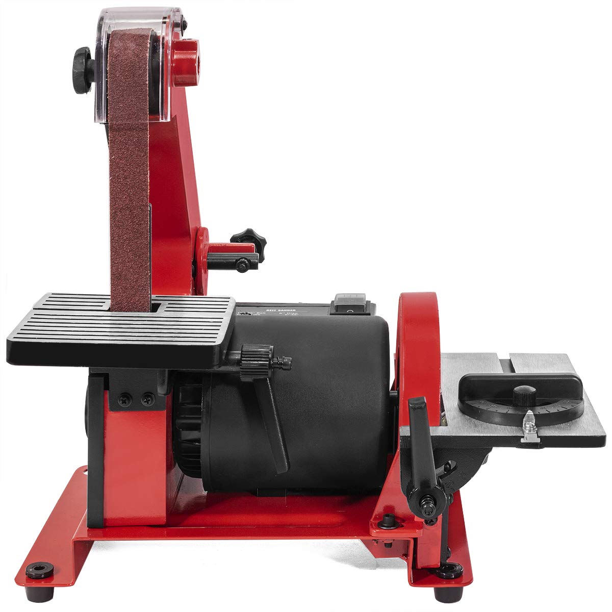 XtremepowerUS 1" x 30" Inch Belt Sander with 5" Disc Sander, Bench Sander with 1/3HP Motor for Woodworking 2-in-1 Bench Sander Combo XtremepowerUS