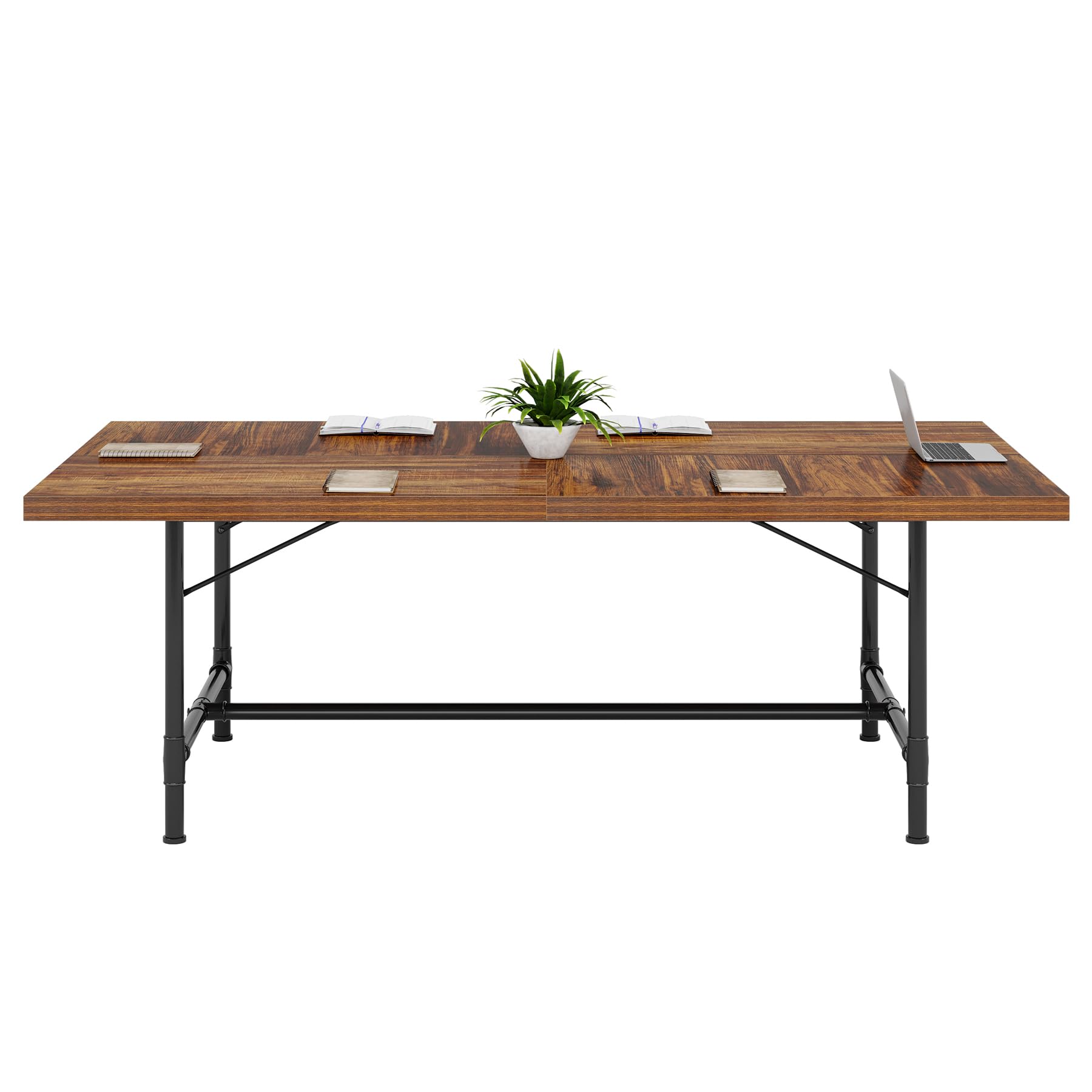 LITTLE TREE 6FT Conference Table, Rectangle 70.8" W x 35.4" D Meeting Table, Seminar Table for Office Conference Room - WoodArtSupply