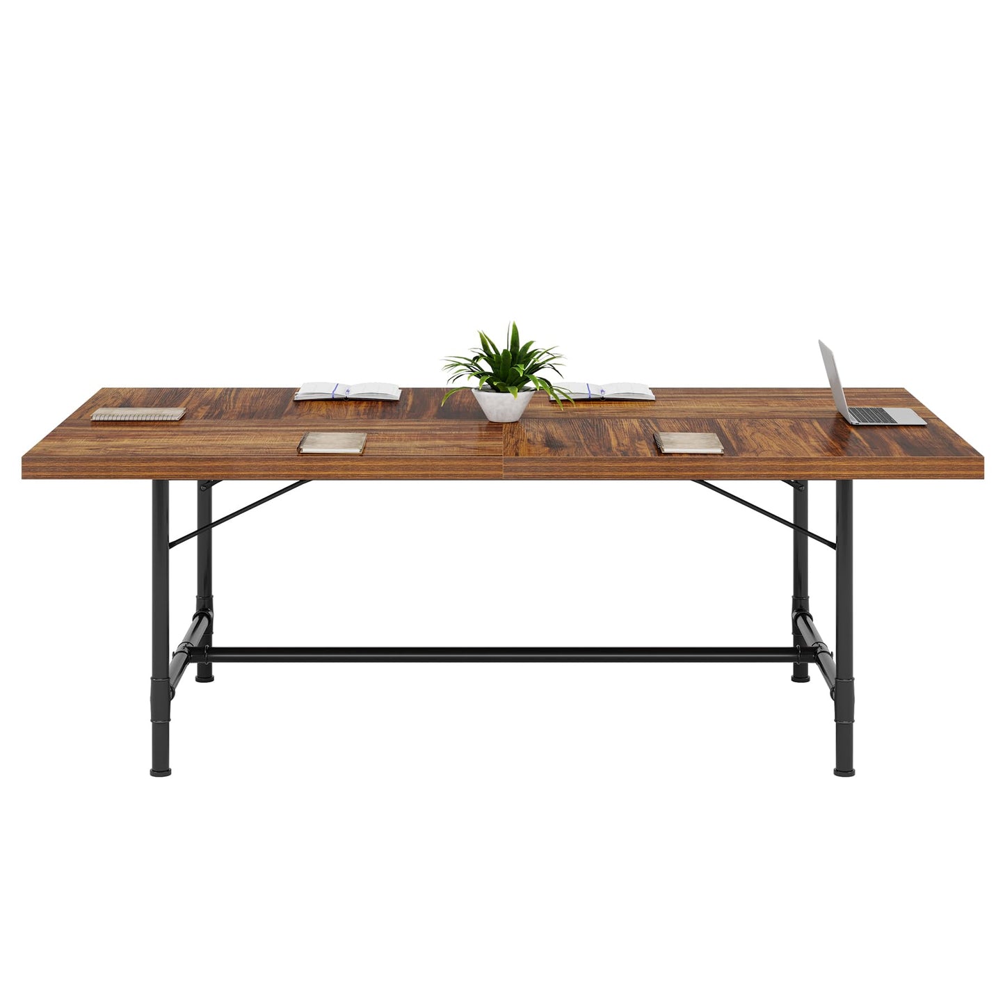 Tribesigns 6FT Conference Table, 70.8" W x 35.4" D Rectangle Meeting Seminar Table, Modern Training Table Boardroom Desk for Conference Room - WoodArtSupply