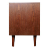 Modern Ember Marcel 72-in Smart Electric Fireplace TV Stand | 42” Firebox Heater | Multi-Flame Colors | Remote, Wi-Fi App, Alexa & Google | Fits TVs up to 80” | Warm Walnut with Brass Handles Modern Ember