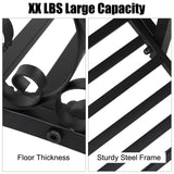 Outvita Metal Garden Bridge for Outdoor, Elegant Decorative Bridge with Powder-Coated Finish and Security Guardrail for Patio Pond Backyard Landscaping (Modern) Outvita