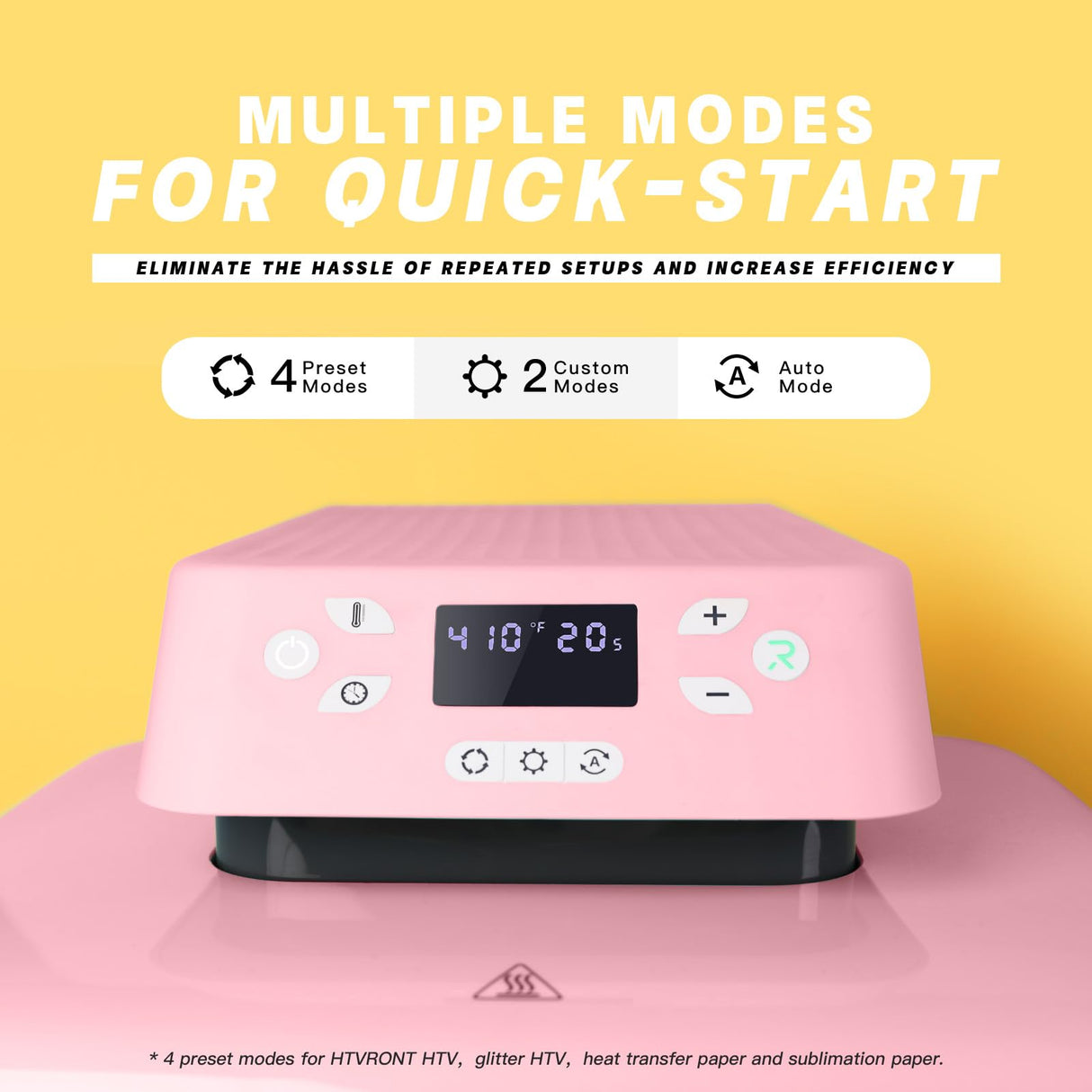 HTVRONT Automatic Heat Press Machine for T Shirts - 15x15 Intelligent Press Machine with Auto Release - Auto-Off & Heats Up Fast, Smart Heat Press for HTV, Sublimation, Heat Transfer Projects HTVRONT