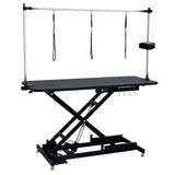 GarveeLife 60" Hydraulic Dog Grooming Table for Pet, Heavy Duty Structural Hydraulic Max Load 350Lbs Professional Pet Grooming Table with Adjustable Overhead Arm & Noose Height Range 9.4''-39.4''2024 GarveeLife