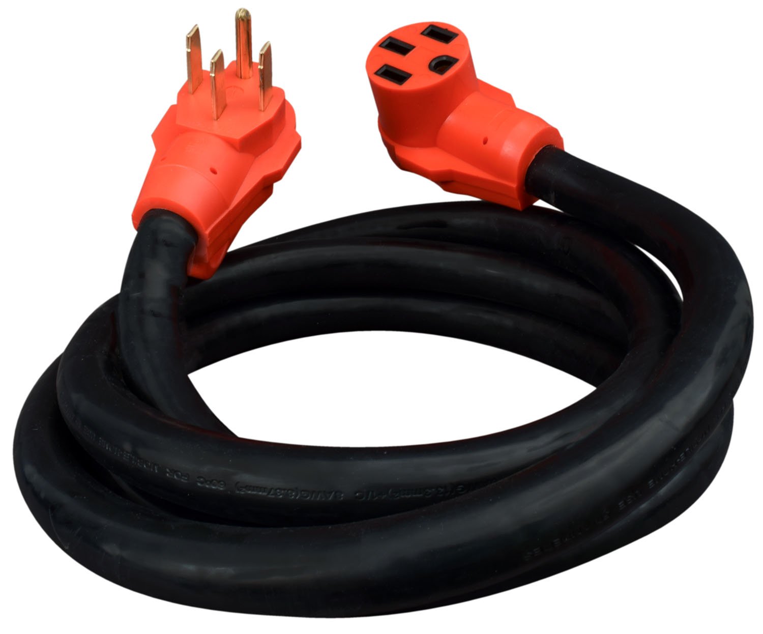 Valterra Mighty Cord® RV 50-Amp Extension Cord, 10-Foot Power Extension Cord, Red - WoodArtSupply