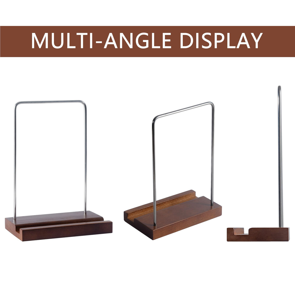 KitchenGenie Record display stand，solid Wood vinyl record display stand，album stand，Now playing vinyl record stand，Vinyl now playing stand，Fits any size record KitchenGenie