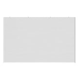 SIMPLIHOME Draper Solid Hardwood 64 inch x 22 inch Mid Century Modern Bookcase and Storage Unit in White for The Living Room, Study Room and Office SIMPLIHOME