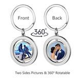 Joiit 8 Pack Sublimation Keychains Blank Key Chains Heat Transfer Press Keyrings Double side Print Key Rings Personalized Gifts Joiit