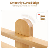 Varhomax Bamboo Shoe Rack 4 Tier, Thick Wooden Free Standing Shoe Shelf Organizer for Closet and Entryway, Sturdy & Versatile Holder for Small Spaces Varhomax