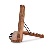 NIRMAN Acacia Wood Book Stand Adjustable Angle Reading Book Holder for Textbook, Receipe, Music Books, Tablet for Home Office Kitchen Lightweight Bookstand (11" x 9" x 1.5") NIRMAN