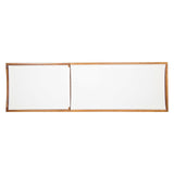 Christopher Knight Home Summerland Outdoor Mesh Chaise Lounge with Acacia Wood Frame, Teak Finish / White Mesh Christopher Knight Home