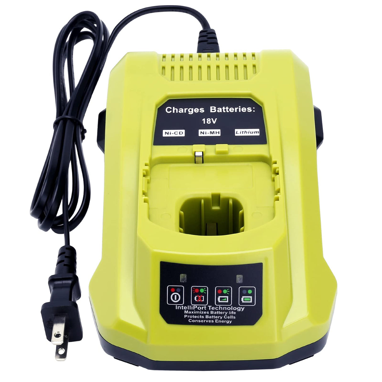Biswaye P117 Compatible with Ryobi 18V Charger, Compatible with Ryobi 12V-18V One+ Lithium NiCad NiMh Battery P102 P108 P189 P197 P103 P105 P107 P190 P191 PBP002 PBP005 Biswaye