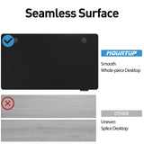 MOUNTUP Height Adjustable Electric Standing Desk Whole-Piece, 48 x 24 Inches Quick Assembly Sit Stand Desk, Stand Up Desk with Memory Controller, MOUNTUP