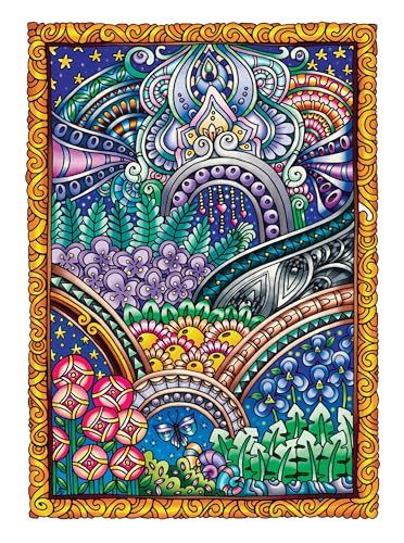 Creative Haven Entangled Gardens Coloring Book; Color, Frame And Create Your Own Floral Wall Art Decorations! (Adult Coloring Books: Flowers & Plants) Dover Publications