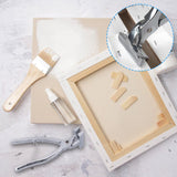 Canvases Pliers, Art Oil Painting Canvases Stretching Extra Wide Helper Gripper Zinc Alloy Clamp Professional Enlarge Framing Jaw Tool with Spring Return Handle for Webbing Stretcher Bars Artist Tiiyee