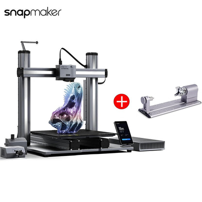 Snapmaker A350T 3 in 1 3D Printer with Rotary Module - WoodArtSupply