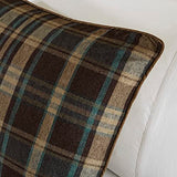 Woolrich Rustic Lodge Cabin Comforter Set - All Season Down Alternative Warm Bedding Layer and Matching Shams, Oversized Twin, Hadley Plaid, Multi Woolrich John Rich & Bros.