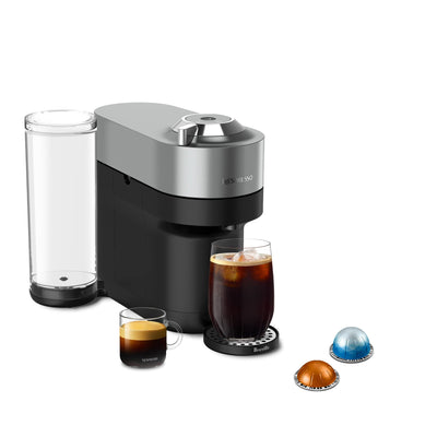 Nespresso Vertuo Pop+ Deluxe Coffee and Espresso Maker by Breville, Titan
