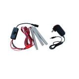 Modern Display Cabinet with Lights, 67" LED Storage Cabinet with Doors and Adjustable Glass Shelves, 4 Tier High Glossy Tall Black Bookcase with Storage, Kitchen Pantry Storage Cabinet (Black) Henf