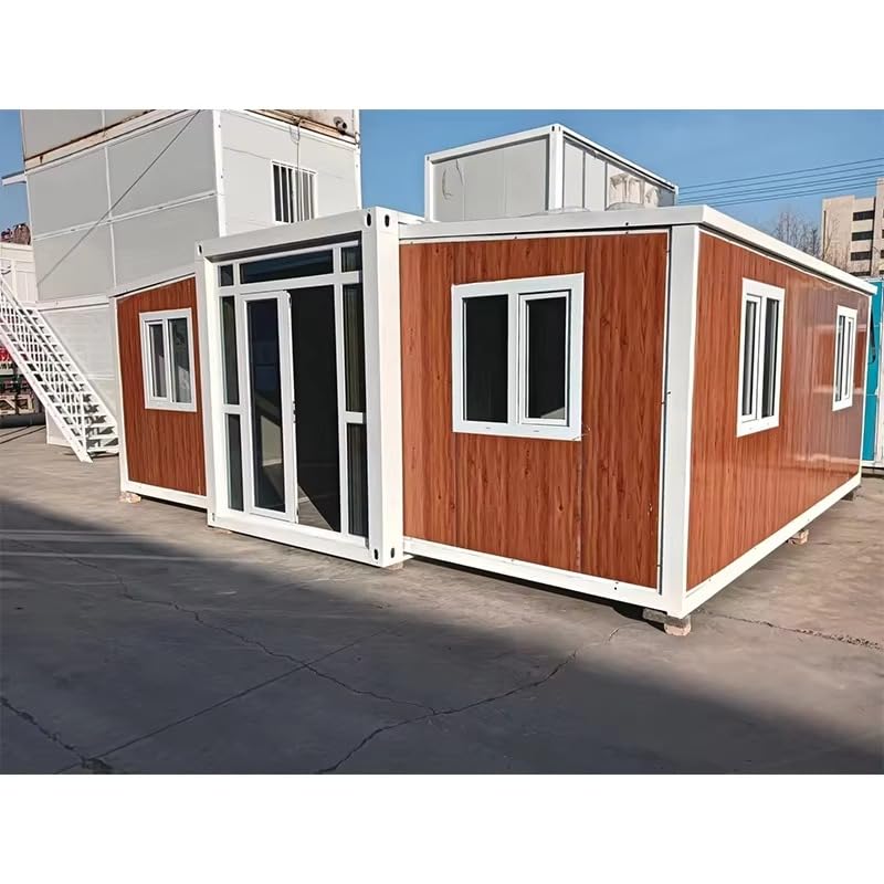 Small Footprint House, Efficient Prefab Dwelling, Compact Living Space, 20ft 30ft 40ft for Military Barracks, Industrial Sites, Urban Living Solutions, Tiny House Communities - WoodArtSupply