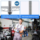 BestOffice 14''Lx36''Wx72''H 5 Shelf Wire Shelving Unit Garage Heavy Duty Height Adjustable Commercial Grade NSF Certification Utility Rolling Steel Layer Rack Organizer Kitchen BestOffice