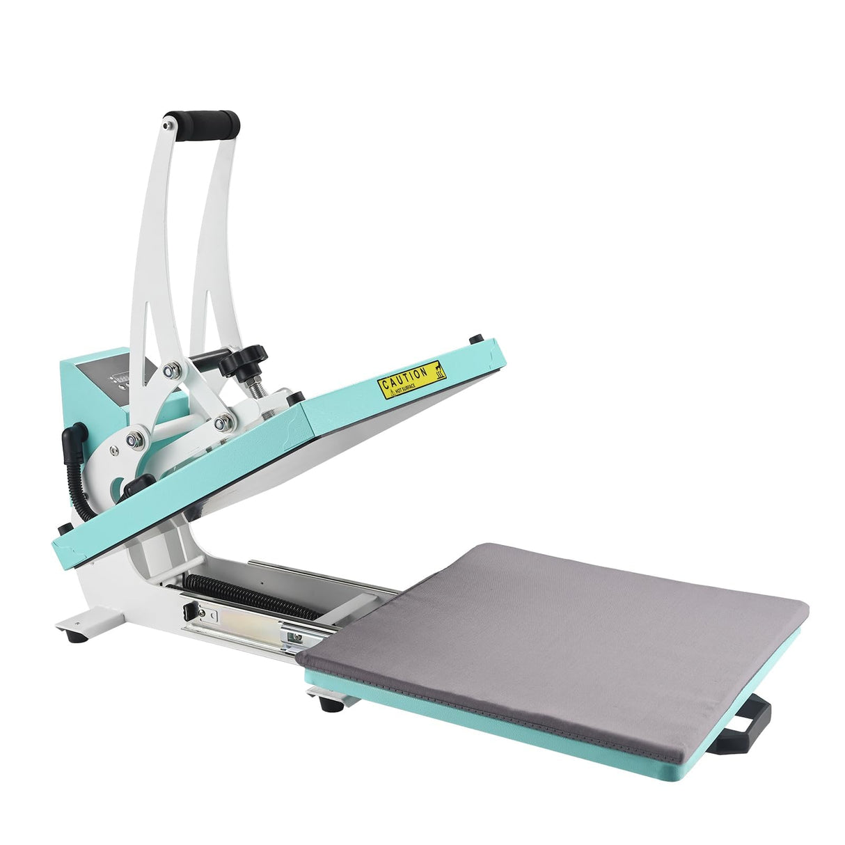 ColorSub 15x15 Heat Press for T-Shirt with Slide Out Drawer, Sublimation Heat Press Machine, Teal ColorSub