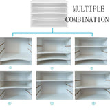 EMERIT Desk Paper Organzier Wood Paper Organizer Storage Office Paper Shelves Letter Tray File Sorter with Adjustable Shelves for Home Office EMERIT