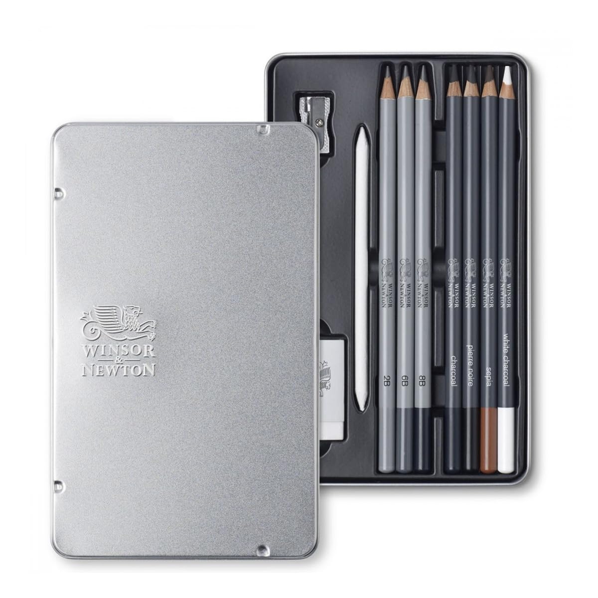 Winsor & Newton Studio Collection Artist Pencils, Sketching Pencils, Set of 10 Winsor & Newton