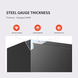 XDeer RS100 5-Gun Biometric Safe for Home Rifles and Pistols, No need to disassemble the gun accessories,Super space, with Power Outlet Kit and Removable Gun Rack, Heavy-Duty Rifle Safe (RS100) XDeer