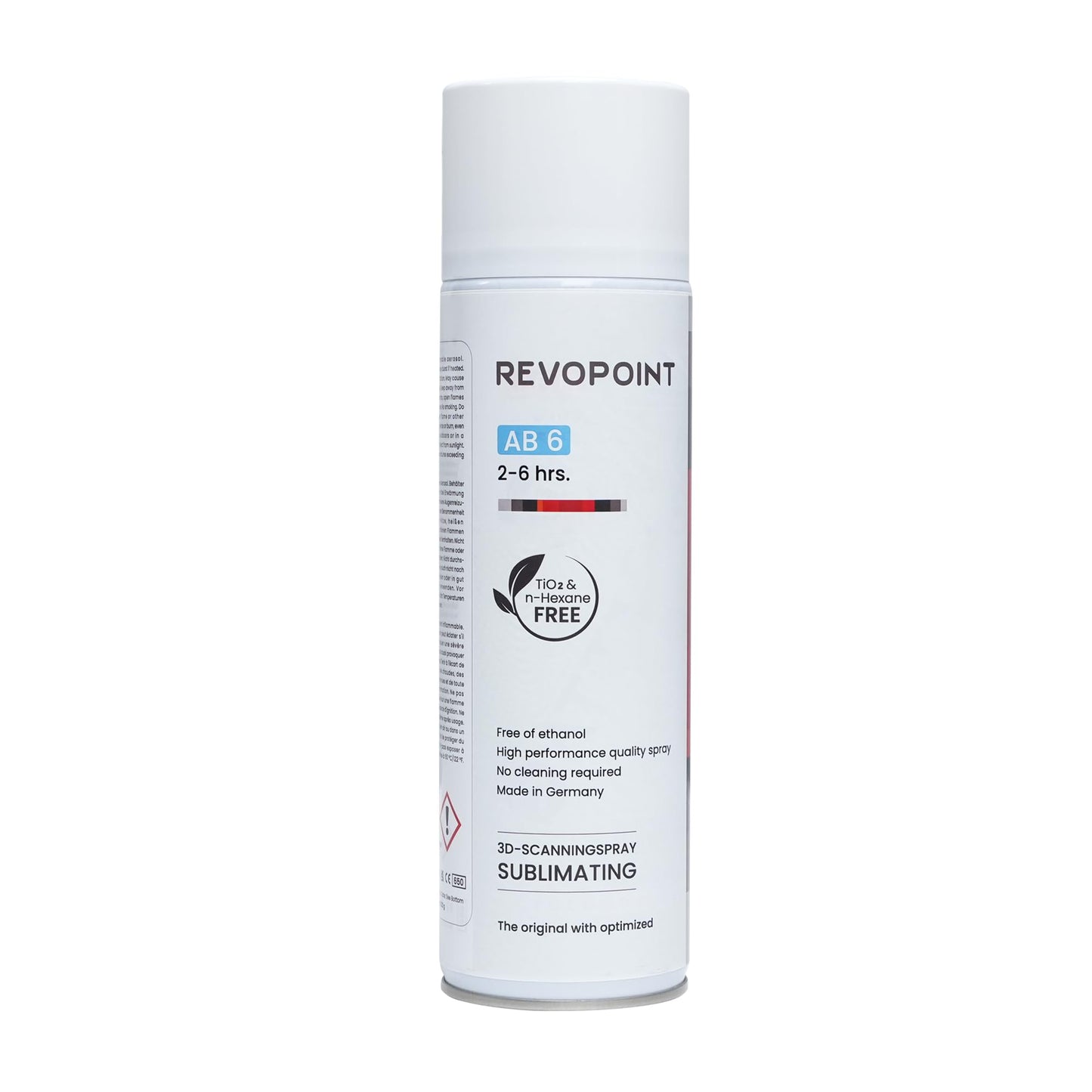 Revopoint 3D Scanning Spray for 3D Scanners, for Reflective, Transparent, Black or Highly Textured Surfaces, No Cleaning Needed, Sublimation, 500ml, AB-6 - WoodArtSupply