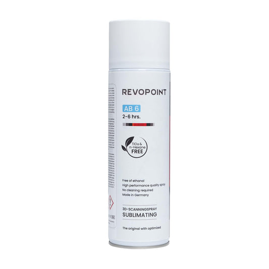 Revopoint 3D Scanning Spray for 3D Scanners, for Reflective, Transparent, Black or Highly Textured Surfaces, No Cleaning Needed, Sublimation, 500ml, AB-6 - WoodArtSupply