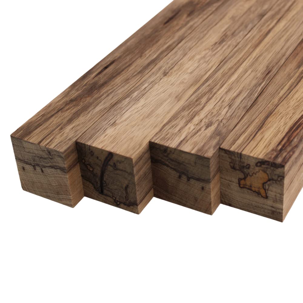 Barrington Hardwoods Black Limba Lumber Square Turning Blanks - 2" x 2" (4pcs) (2" x 2" x 8") Barrington Hardwoods