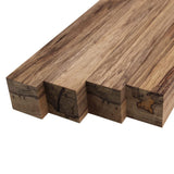 Barrington Hardwoods Black Limba Lumber Square Turning Blanks - 2" x 2" (4pcs) (2" x 2" x 8") Barrington Hardwoods
