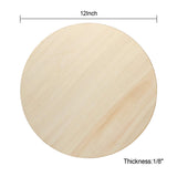 ZOEYES 20 Pack 12 Inch Wood Rounds Unfinished Basswood Plywood Wooden Sheets Blank Wood Circle for Crafts Painting School Projects Door Hanger Wood Burning ZOEYES