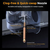 Creality Hi Combo 3D Printer, Multi Color 3D Printing with CFS, 500mm/s Print Speed 95% Pre-Assemble, XY Step-Servo Motor and Auto Leveling Build Volume ‌10.24×10.24×11.81 inch Comgrow