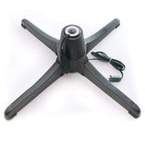 Vickerman 24" Electric Rotating Christmas Tree Stand - Seasonal Indoor Decor - Convenient On/Off Step Switch - 360-degree Revolution Vickerman