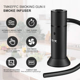 TMKEFFC Smoking Gun Portable Smoker Infuser, Handheld Cocktail Smoke Food Smoker for Meat, Sous Vide, Drinks, Cheese, Cup Cover and Wood Chips Included, Black TMKEFFC