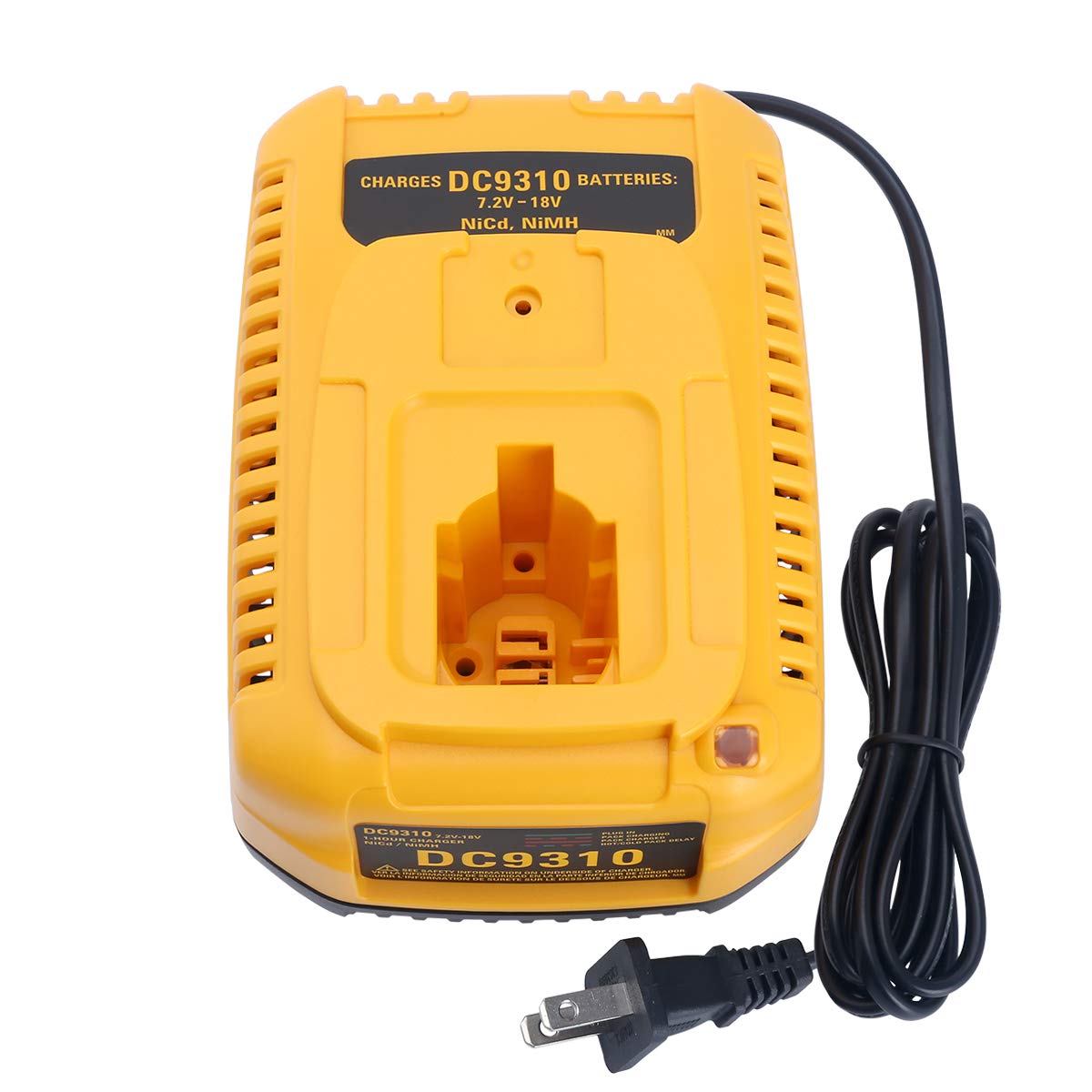 DC9310 Fast Charger Replace for DEWALT 18 volts battery Charger DW9116 Compatible with Dewalt 7.2V-18V Battery XRP NiCD/NiMH Battery DC9098 DC9096 DC9091 DE9057 DW9072(Not for Lithium battery) Qbmel
