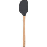 Tovolo Flex-Core Wood Handled Silicone Spatula, Charcoal Tovolo