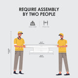 FITUEYES 2 Tier Modern Floating TV Stand Wall Mounted Entertainment Center, Floating TV Shelf Under TV for Living Room, Brown FITUEYES