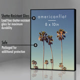 Americanflat Front Loading 8x10 Picture Frames in Black - Set of 6 - Thin Photo Frames with Shatter-Resistant Glass and Pop-In Easel Stand for Horizontal and Vertical Display Americanflat