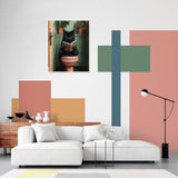 obterie Black Cat Paint by Numbers Kit for Adults Beginner Animals Oil Painting Kit Adult Paint by Number Kits on Canvas DIY Painting for Beginners Art by Numbers for Gifts Home Wall Decor 16x20 Inch obterie