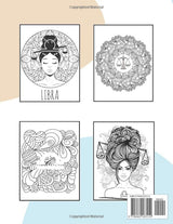 Libra Coloring Book: Astrology Coloring Book for Libra Zodiac Sign with Relaxing Designs