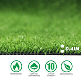 Artificial Turf Grass Lawn 5 FT x8 FT, Realistic Synthetic Mat, Indoor Outdoor Garden Landscape for Pets,Fake Faux Rug with Drainage Holes Goasis Lawn