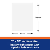 Pacon 103026 Tru-Ray Construction Paper, 76 lbs., 9 x 12, White, 50 Sheets/Pack Tru-Ray
