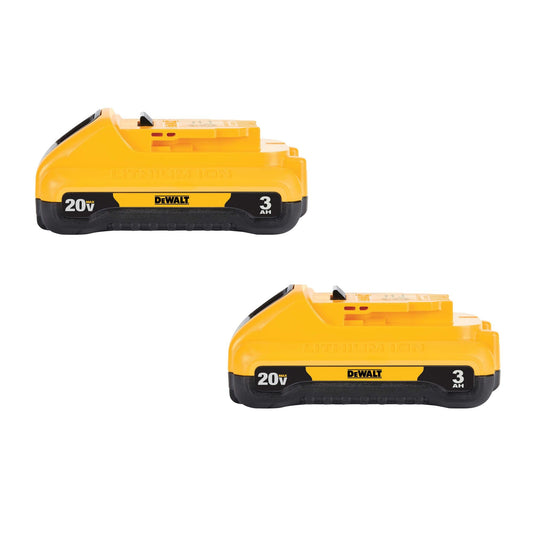 DEWALT 20V MAX 3 Ah Lithium Ion Battery 2-Pack (DCB230-2) - WoodArtSupply