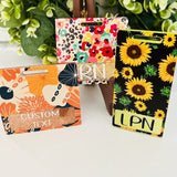 1/8" DIY RN Acrylic Badge Buddy Blanks,Set of 10 Horizontal & Horizontal Sublimation Badge Blank, Acrylic Medical Badge Decoration (White) MEYA