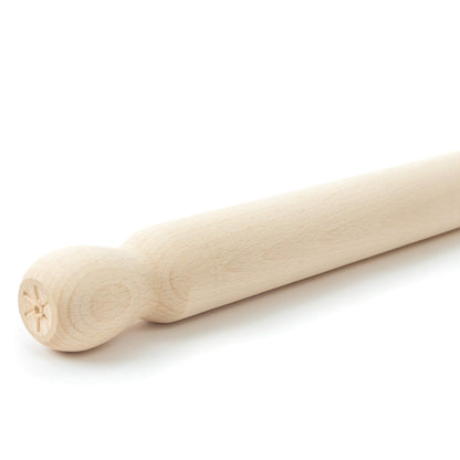 Tuuli Kitchen – French Wooden Rolling Pin, Baking Roller for Rolling Out Pizza, Pasta, Puff and Other Doughs, 40 x 4 cm