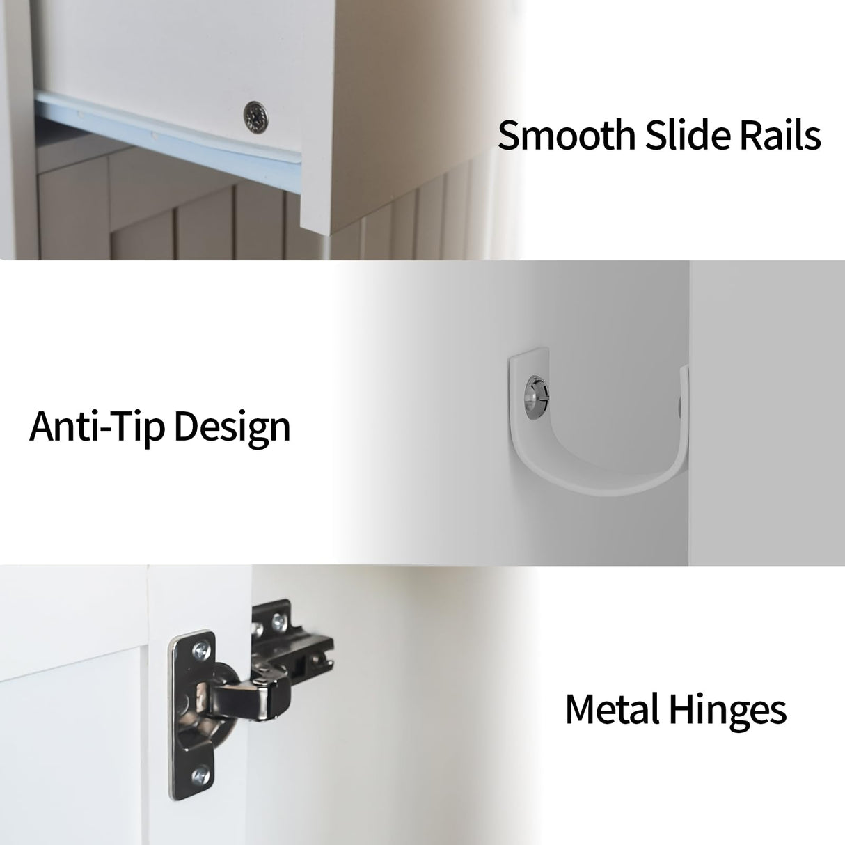 GarveeHome 29.5" Sideboard Buffet Cabinet with Storage, Wooden Kitchen Storage Cabinet with Adjustable Shelf, Modern Coffee Bar Buffet Table for Living Room Entryway Dining Room GarveeHome