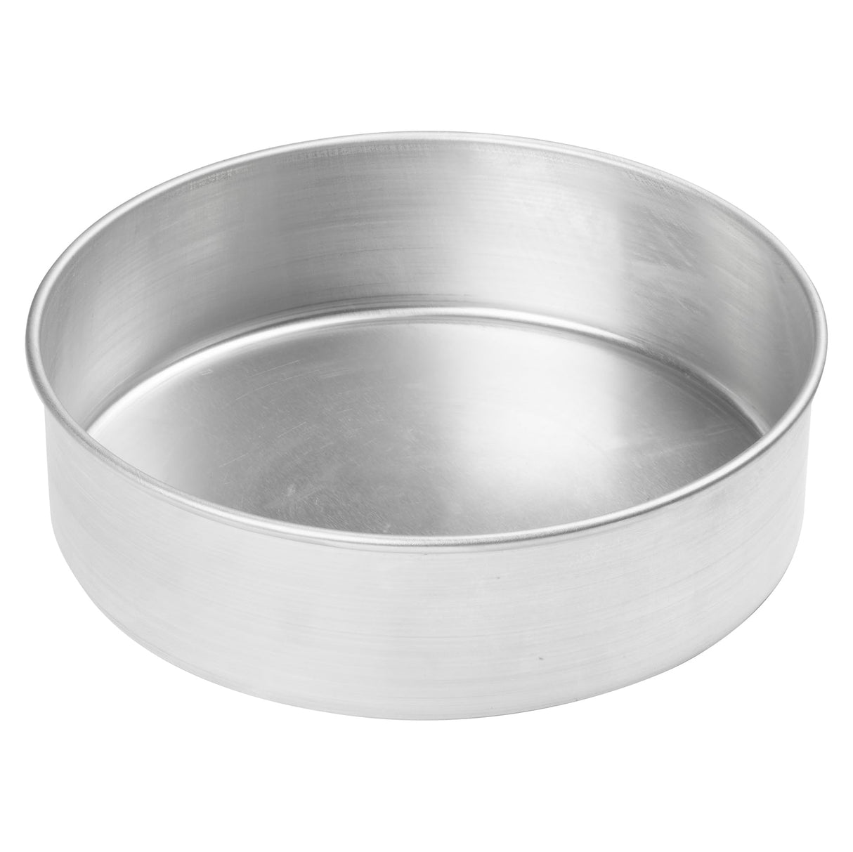 Winco ACP-103 Heavy-Duty Round Aluminum Layer Cake Pan, 10" x 3" Winco