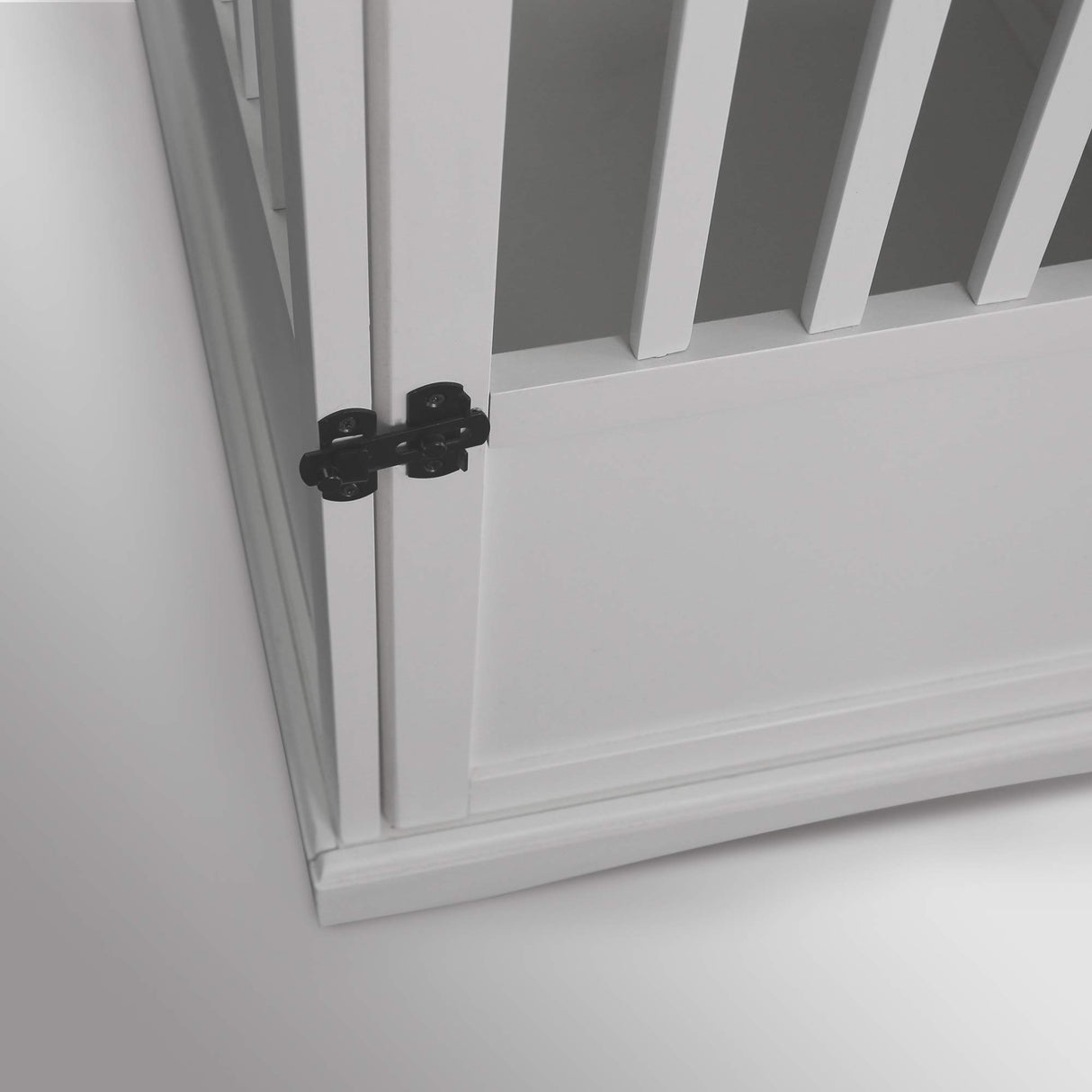 Casual Home Wooden Pet Crate, End Table, Medium, New White Casual Home